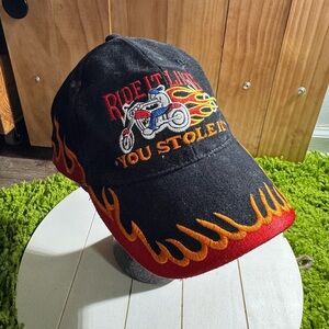 Vintage Biking Hat (ride it like you stole it)
